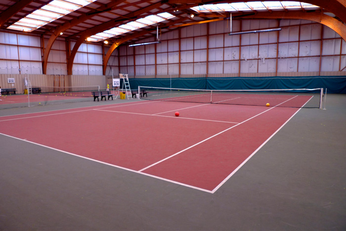 Court de tennis couvert